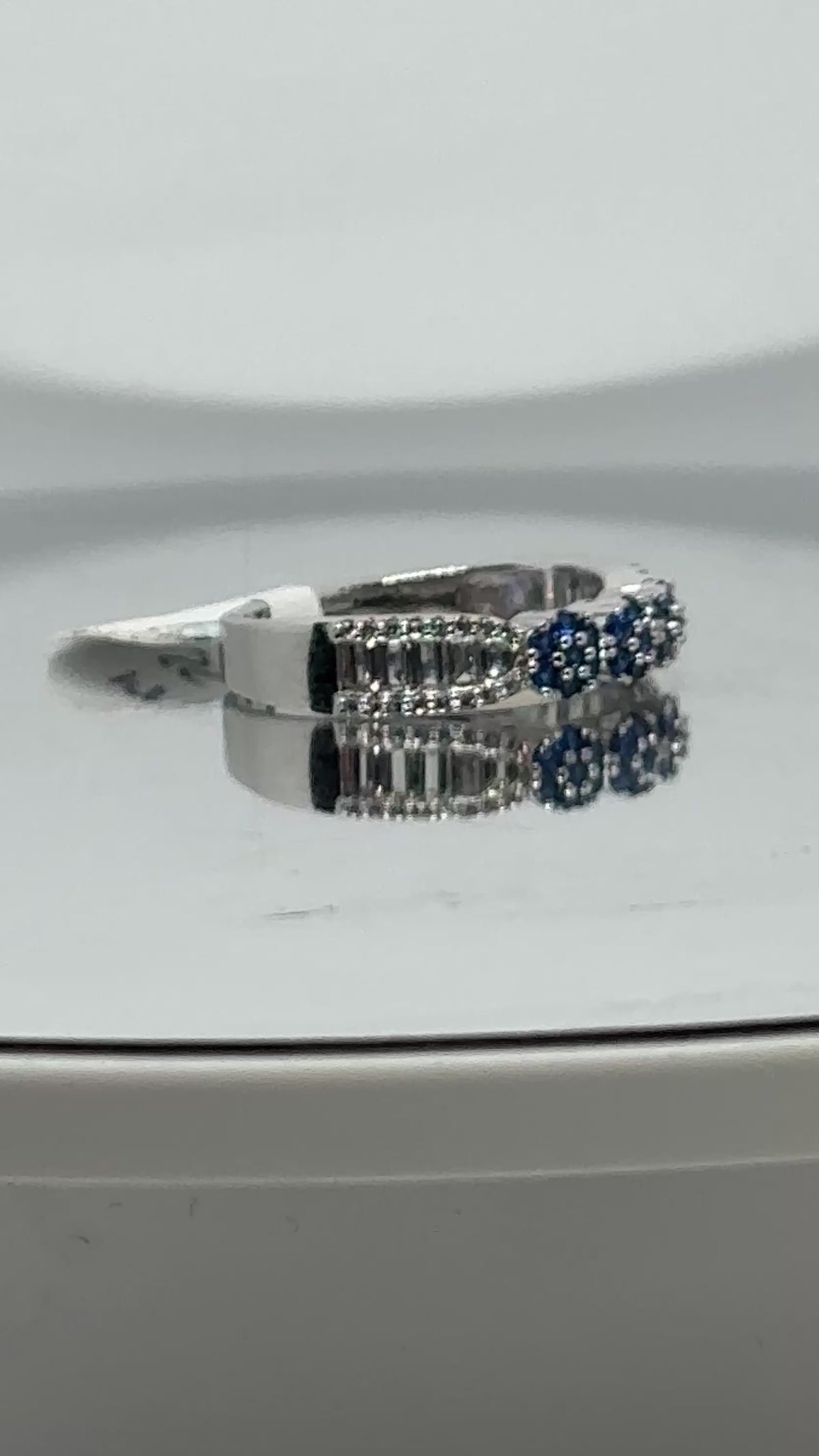 Blue Evil Eye Ring — 925 Sterling Silver