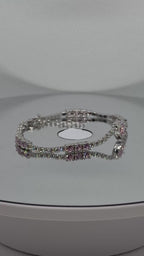Glow Lux Tennis Bracelet — 925 Sterling Silver