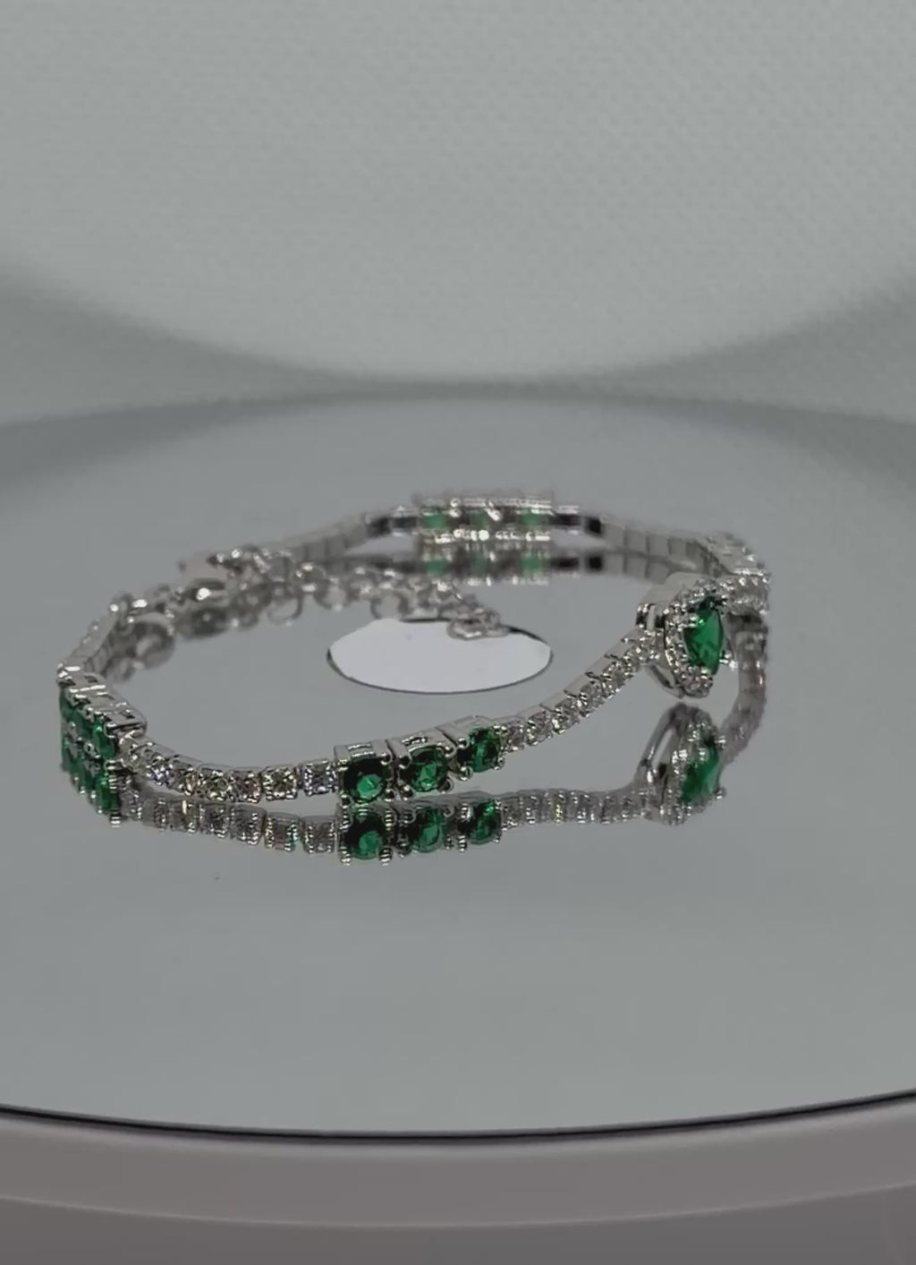Glow Lux Tennis Bracelet — 925 Sterling Silver