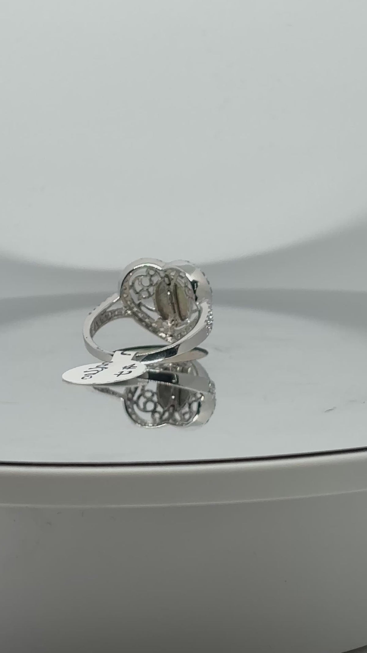 Heart Virgen de Guadalupe Ring — 925 Sterling Silver