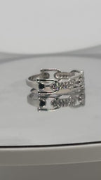Minimalist Chain Ring — 925 Sterling Silver