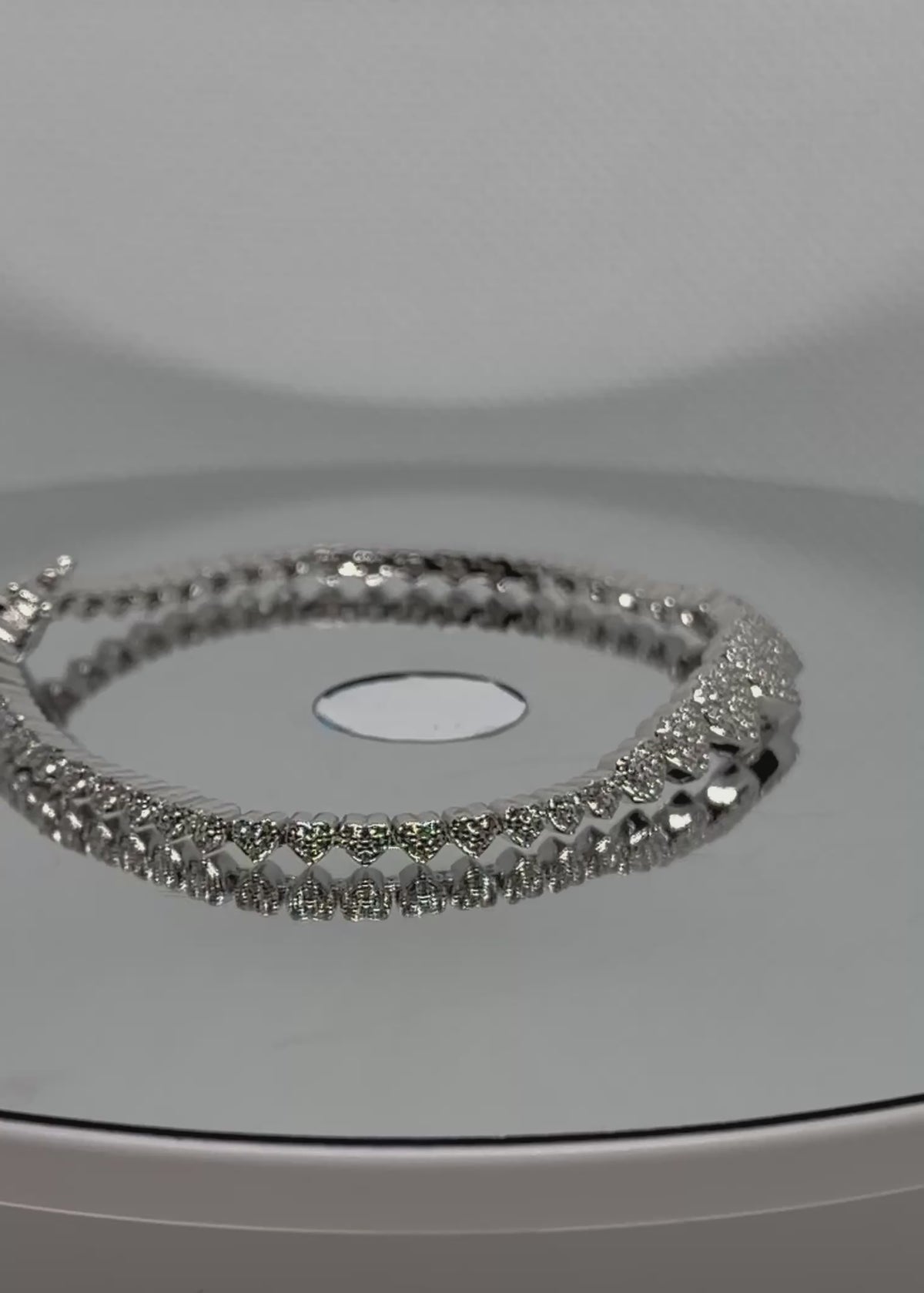Infinite Love Tennis Bracelet — 925 Sterling Silver