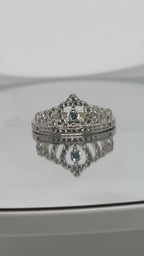 Queen's Crown Ring — 925 Sterling Silver