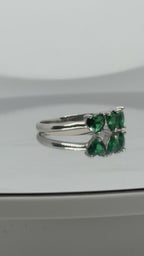 Anillo Corazones Verdes de Esperanza