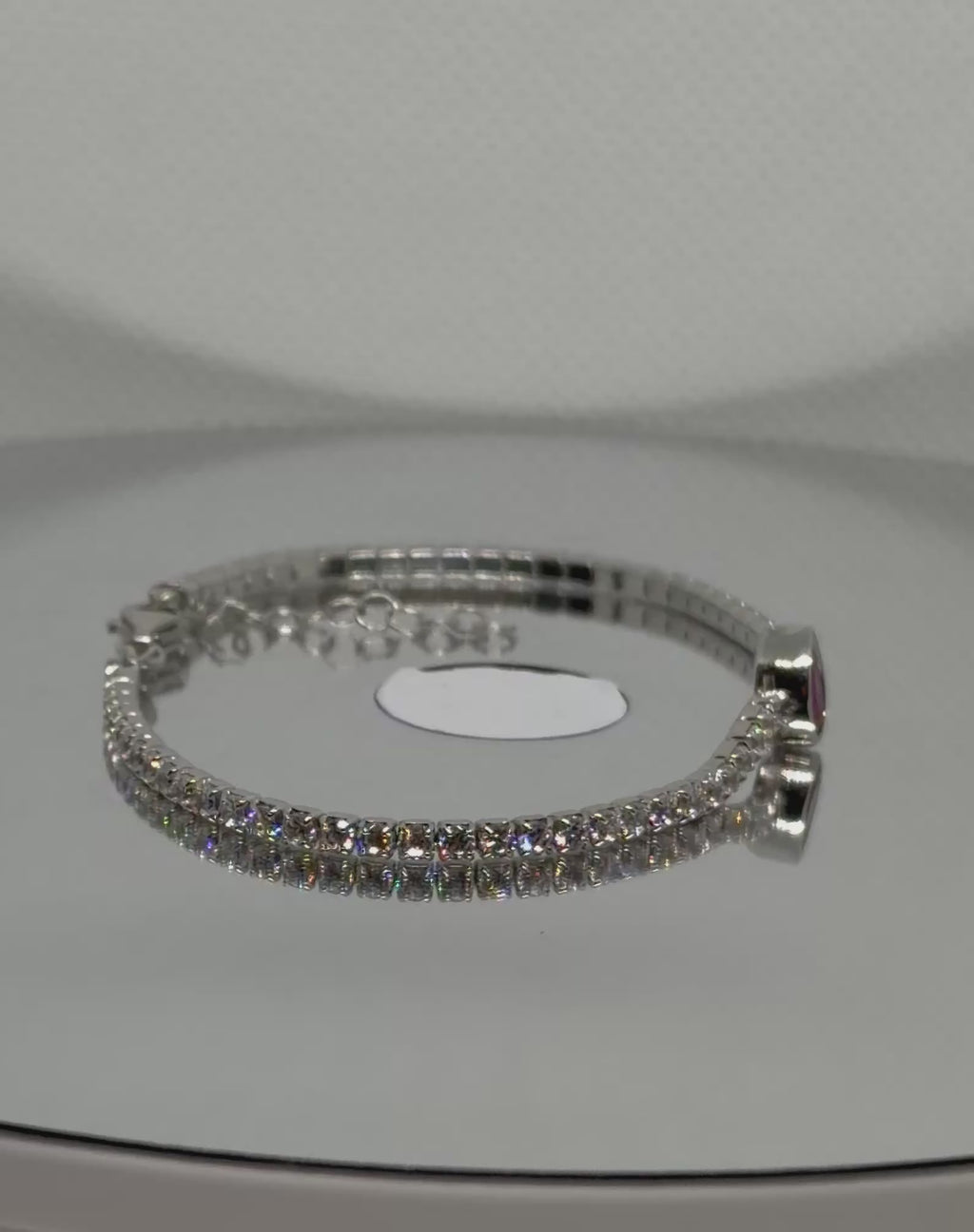 Pure Love Tennis Bracelet — 925 Sterling Silver